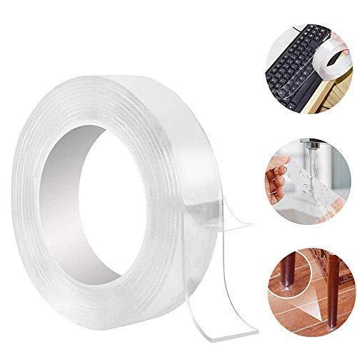 Multi-Use Double Sided Nano Adhesive Tape – 5M Strong & Washable