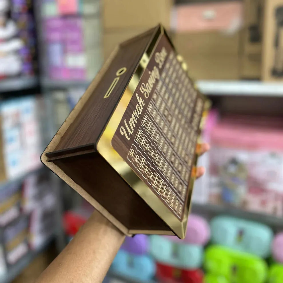 💰✨ Umrah Saving Box – Secure Your Savings in Style! 🏦🔐