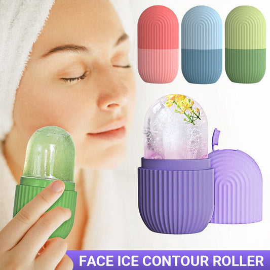 Facial Beauty Silicon Ice Cube Face Roller