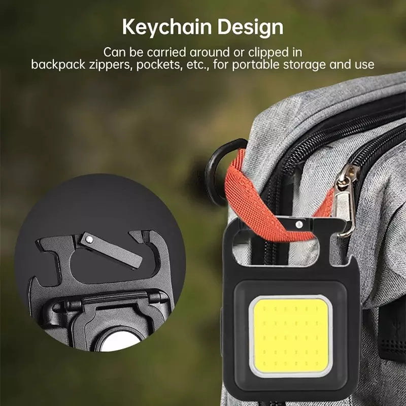 Cob Rechargeable Keychain Light